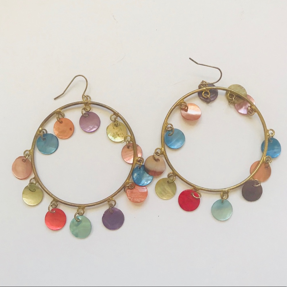 Vintage shell earrings